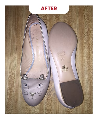 Designer shoe Cleaning in Toronto Before After Photo 6