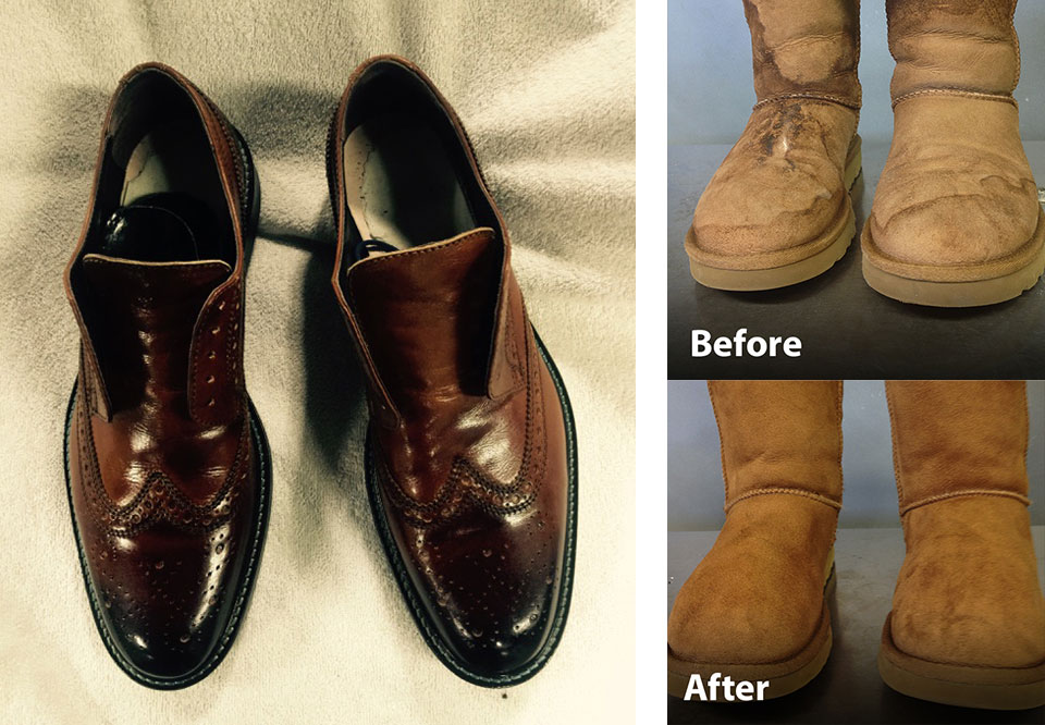 Shoe Cleaning Before and After Photos