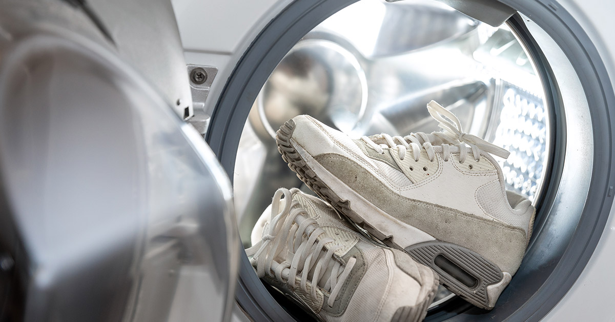 Shoes in Washing Machine