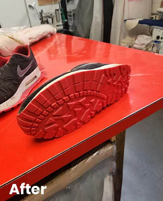 After Nike Shoe Sole Replacement in Vaughan