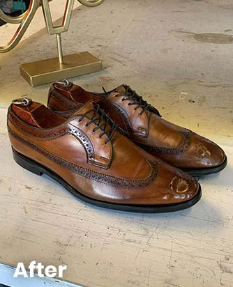 Mens Shoes After Polishing in Vaughan