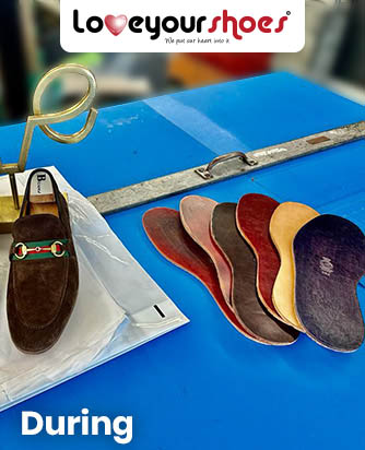 Full Leather Sole Replacement on Gucci Shoes by Love Your Shoes