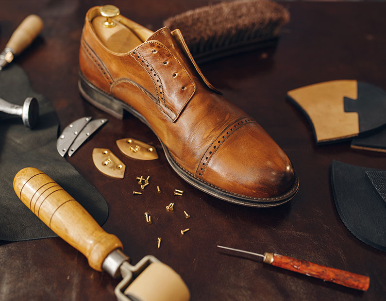 designer shoe repair shop in Burlington