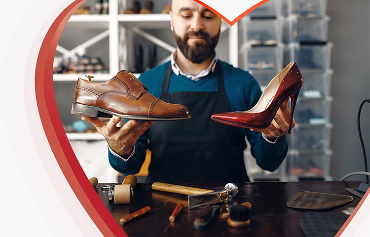 Dress shoe cleaner store