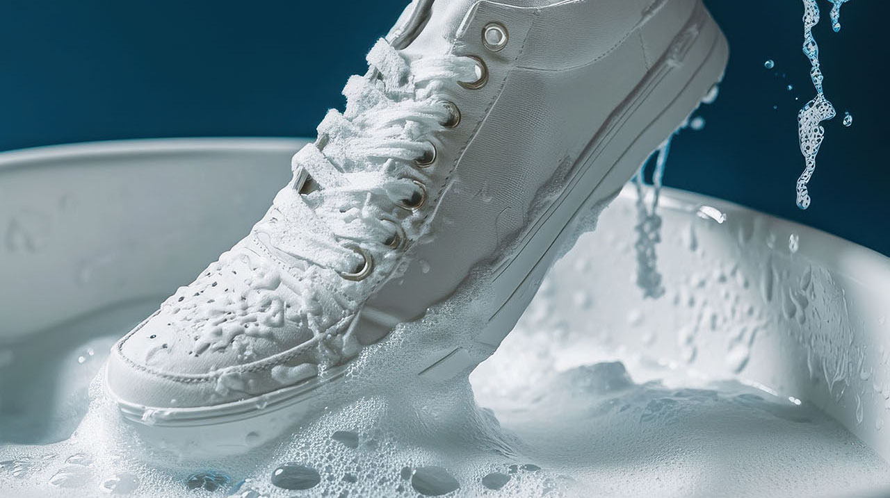 Soap & Water Method to Clean Vans Shoes