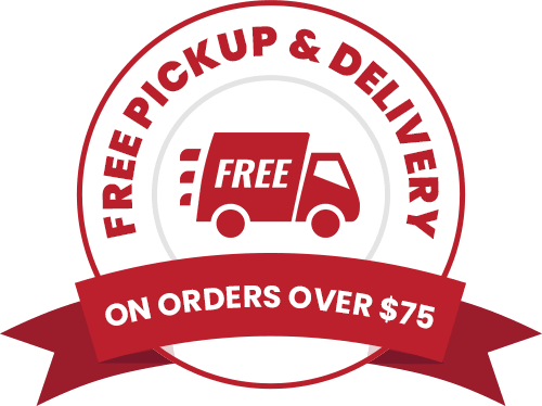 Free Pickup & Delivery on Orders Over $75